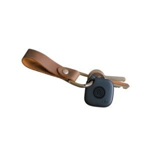 New Tile Mate with Full Grain Leather Key Fob